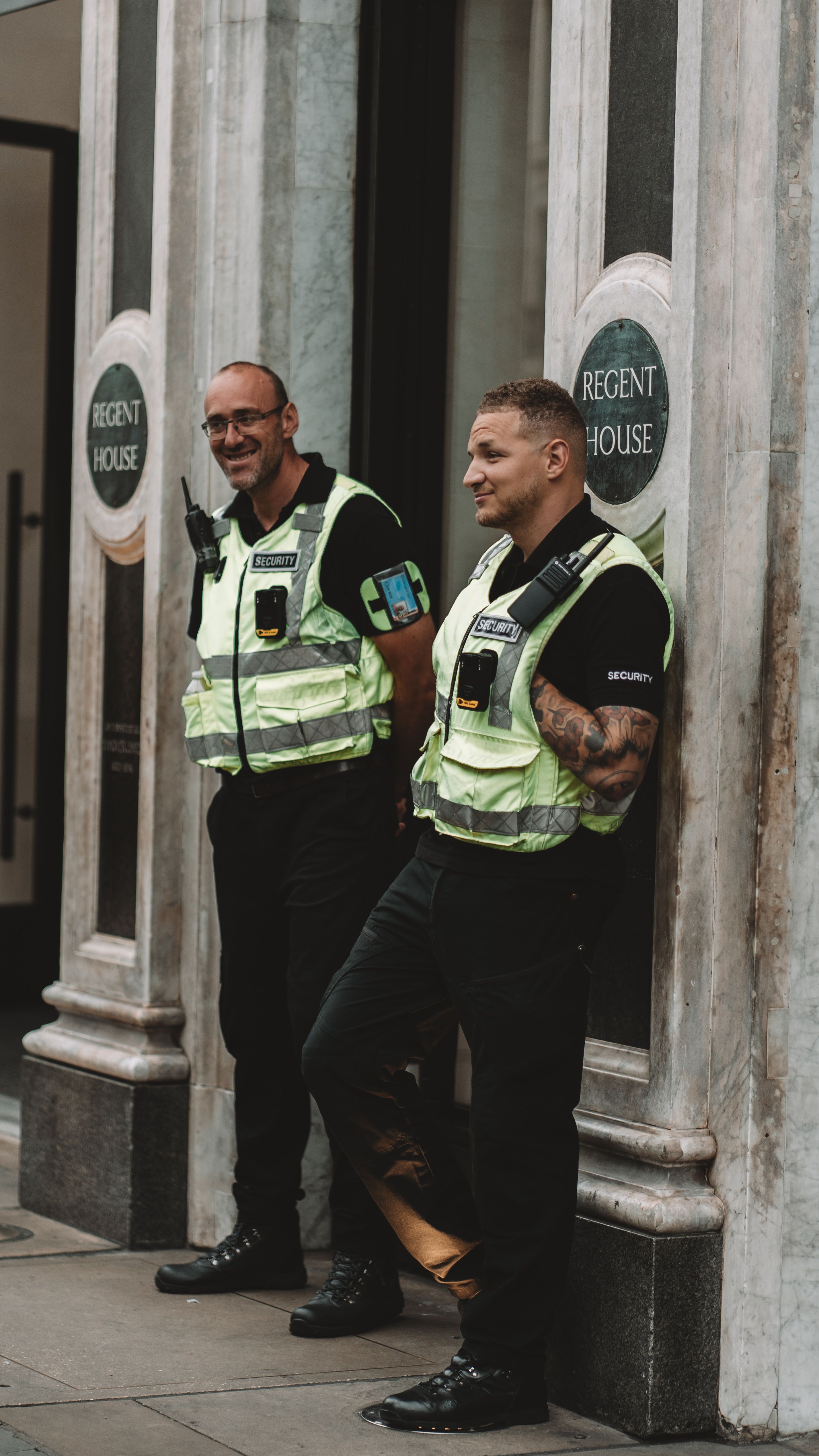Rex Security officers on duty